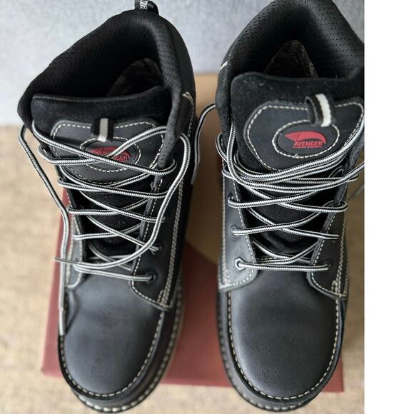 New AVENGER A7508 M10 6" WATERPROOF CARBON-FIBER SAFETY TOE WORK BOOTS - Picture 2 of 10
